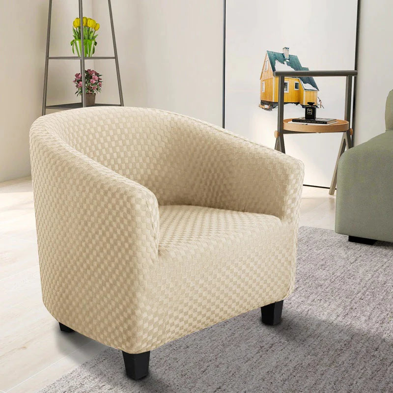 Cream Barrel Chair Cover | Comfy Covers