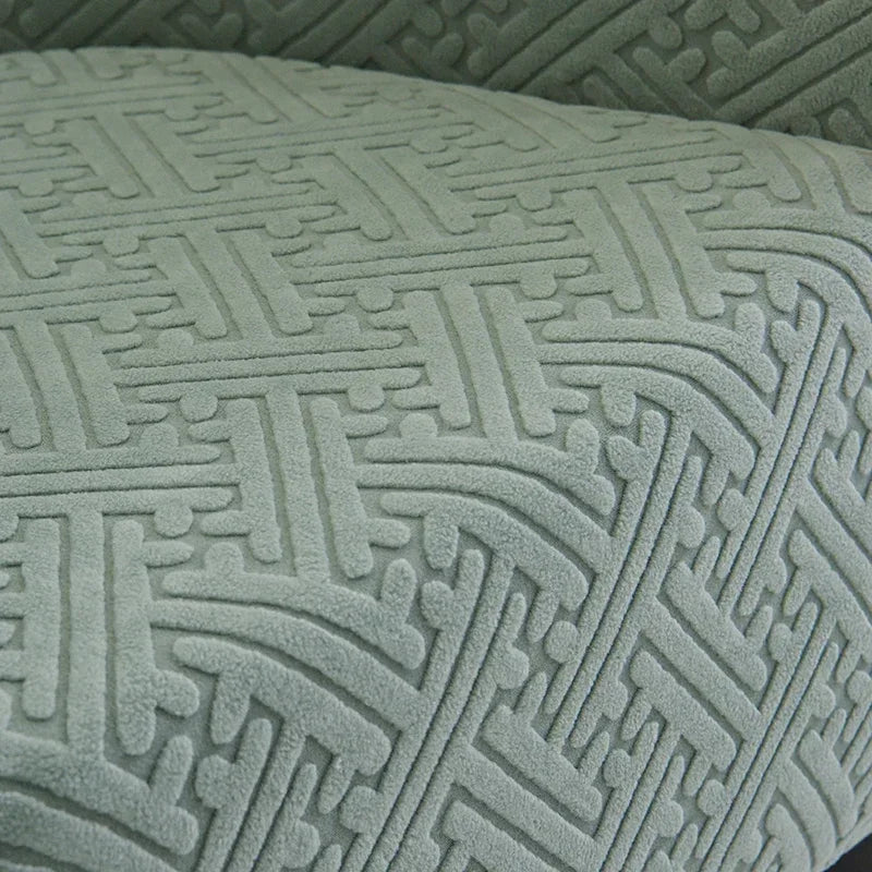 Helvon Almond Green Barrel Chair Cover | Comfy Covers