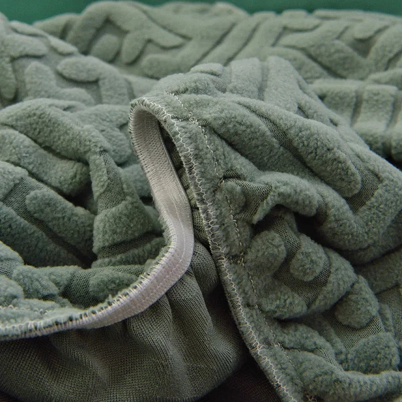 Helvon Almond Green Barrel Chair Cover | Comfy Covers