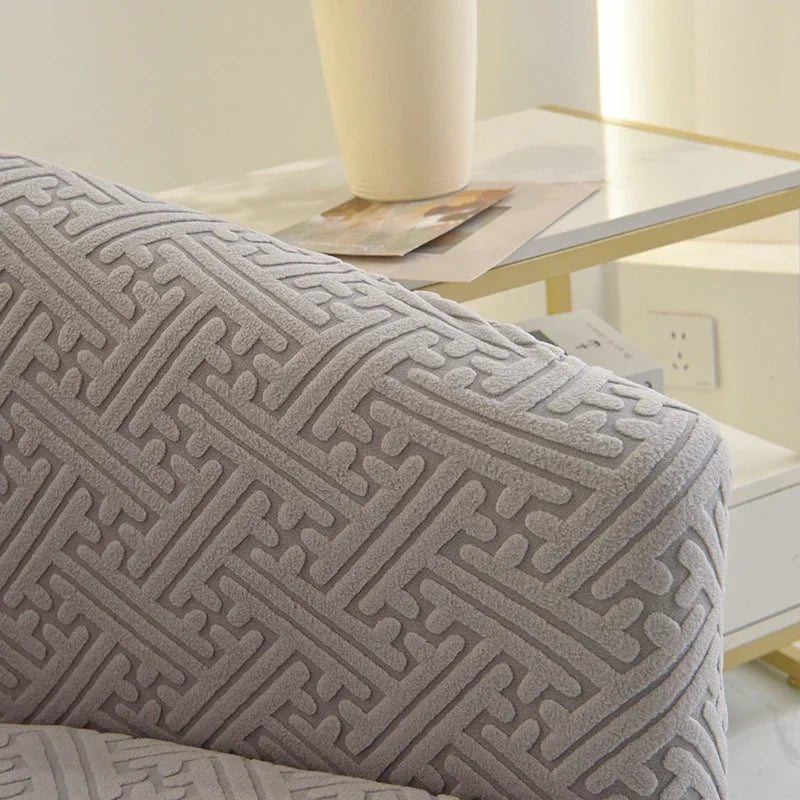 Helvon Light Gray Barrel Chair Cover | Comfy Covers