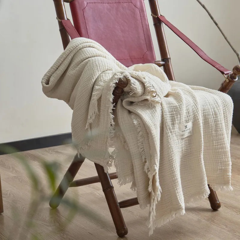 Off White Throw Blanket | Comfy Covers