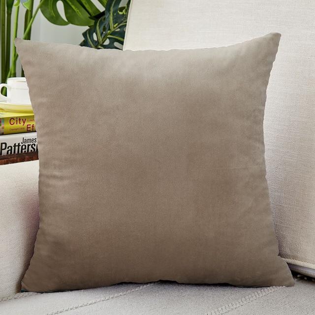 12x20 Taupe Velvet Pillow Covers | Comfy Covers