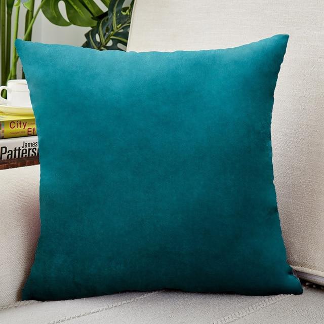 12x20 Teal Blue Velvet Pillow Covers | Comfy Covers