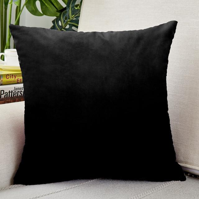 16x16 Black Pillow Cover | Comfy Covers