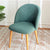 Almond Green Jacquard Swivel Chair Cover | Comfy Covers