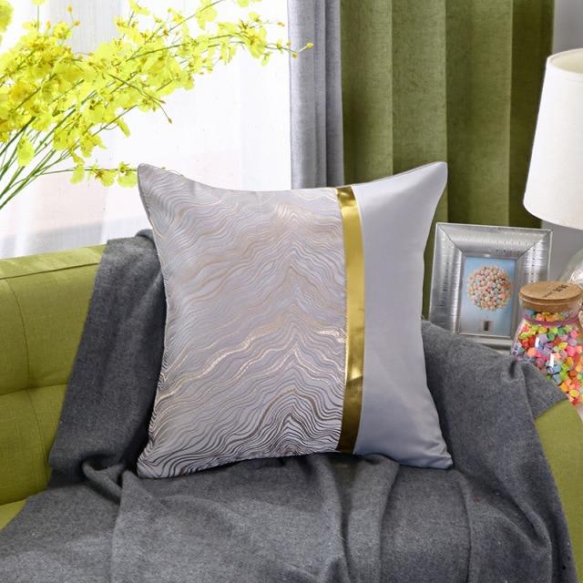 18x18 Light Grey Silk Pillow Covers | Comfy Covers