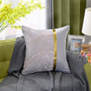 18x18 Light Grey Silk Pillow Covers | Comfy Covers