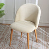 Beige Jacquard Swivel Chair Cover | Comfy Covers