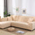 Beige Sectional Couch Covers | Comfy Covers