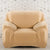 Beige Velvet Armchair Covers | Comfy Covers