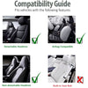 Black Leather Car Seat Covers | Comfy Covers