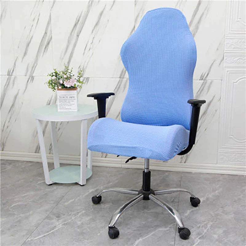 Blue Sky Jacquard Gamer Chair Cover | Comfy Covers