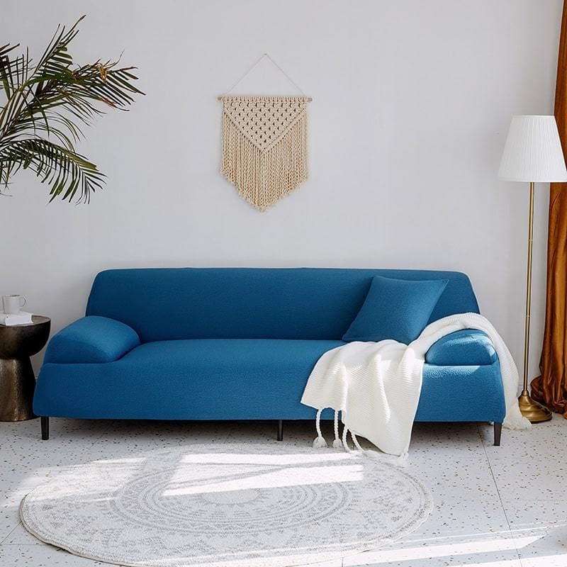 Blue Waterproof Couch Cover