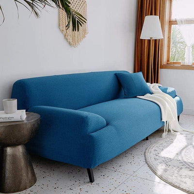 Blue Waterproof Couch Cover