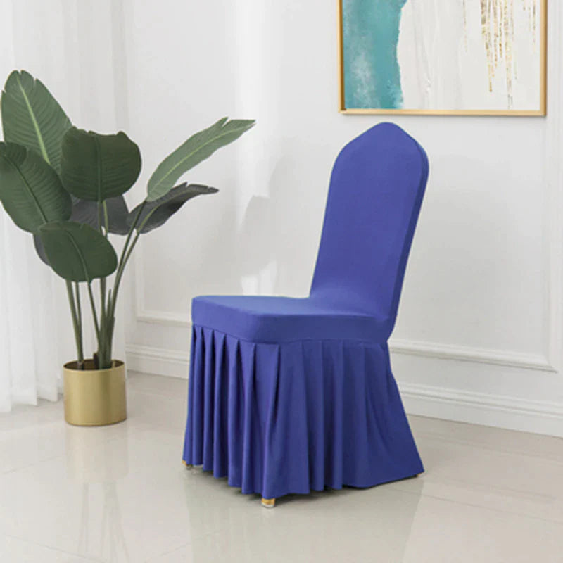Blue Wedding Chair Covers | Comfy Covers