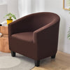 Brown Barrel Chair Cover | Comfy Covers