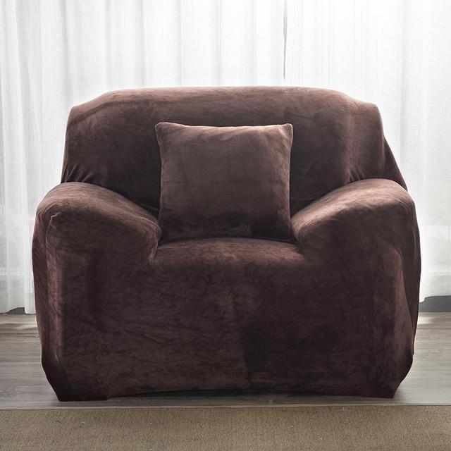 Brown Velvet Armchair Covers | Comfy Covers