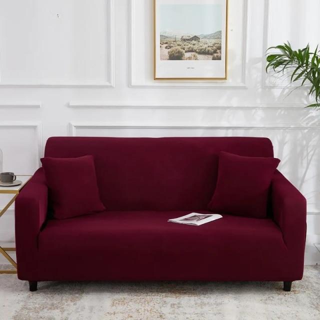 Burgundy Couch Covers | Comfy Covers