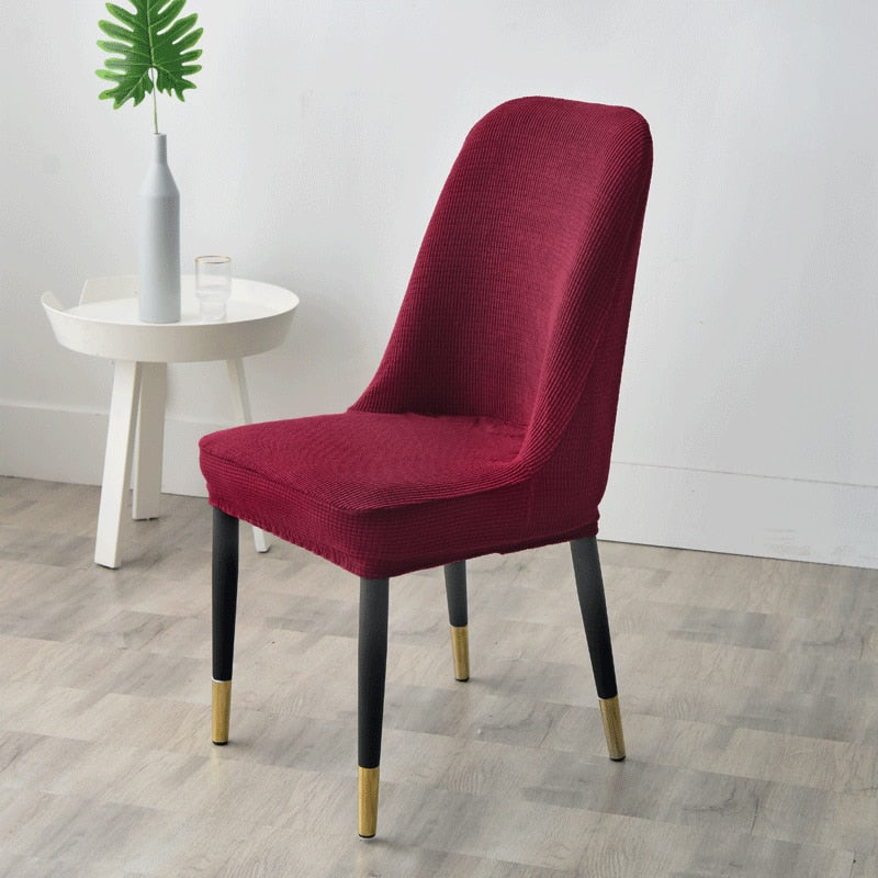 Burgundy Jacquard Swivel Chair Cover | Comfy Covers
