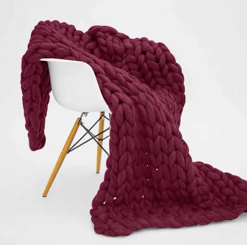 Burgundy Throw Blanket | Comfy Covers
