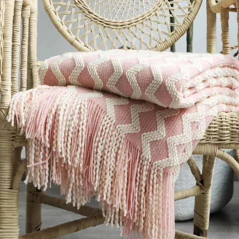 Cable Knit Throw Blanket | Comfy Covers