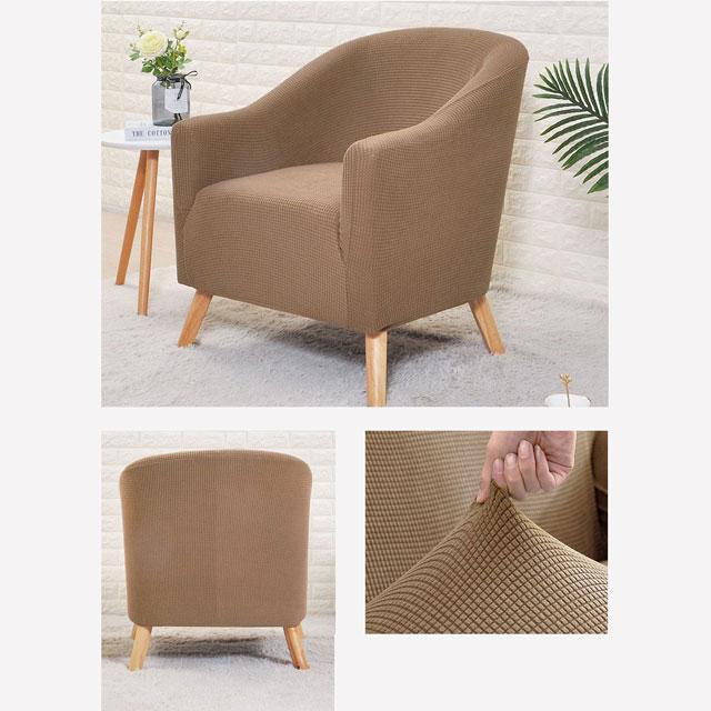 Camel Barrel Chair Cover | Comfy Covers