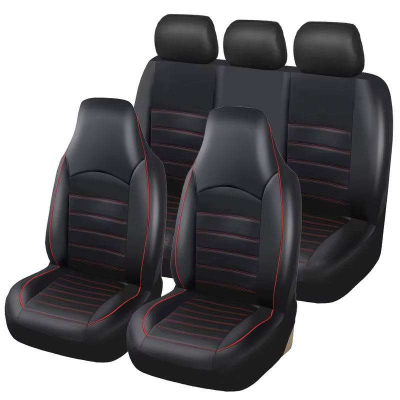 Black and Red Car Seat Covers For Cars | Comfy Covers