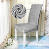 Grey Velvet Chair Cover | Comfy Covers