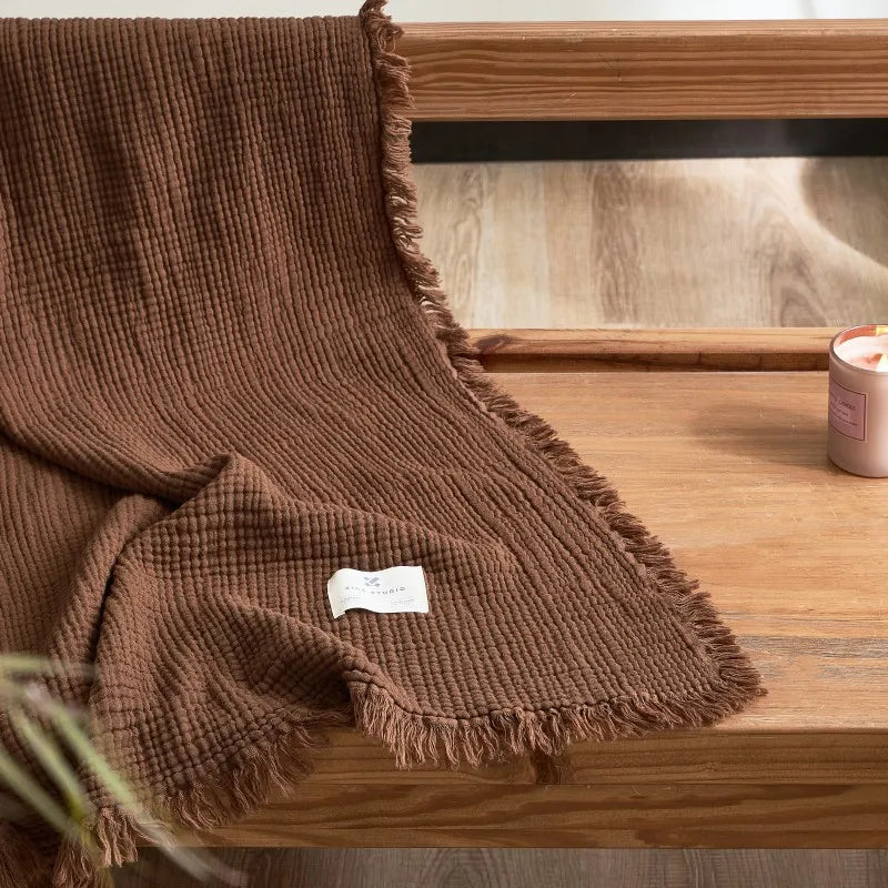 Chocolate Brown Throw Blanket | Comfy Covers