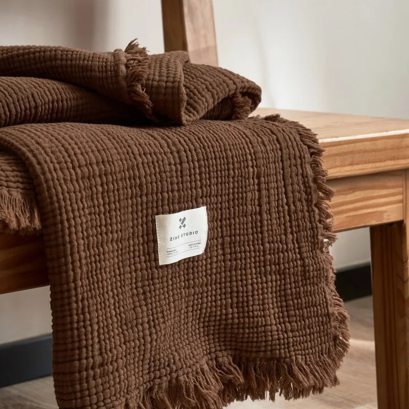 Chocolate Brown Throw Blanket | Comfy Covers