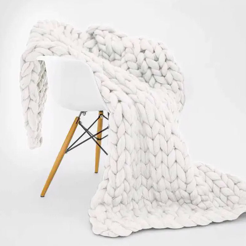 Chunky Knit throw Blanket | Comfy Covers