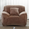 Coffee Velvet Armchair Covers | Comfy Covers