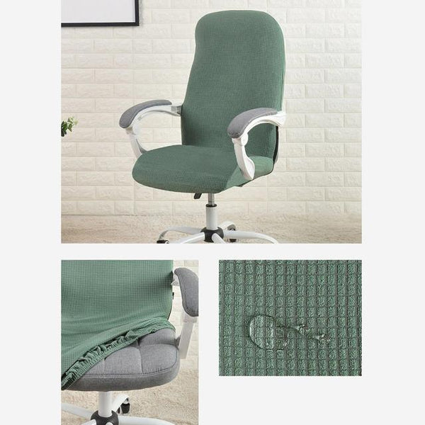 Covering Office Chair With Fabric Comfy Covers