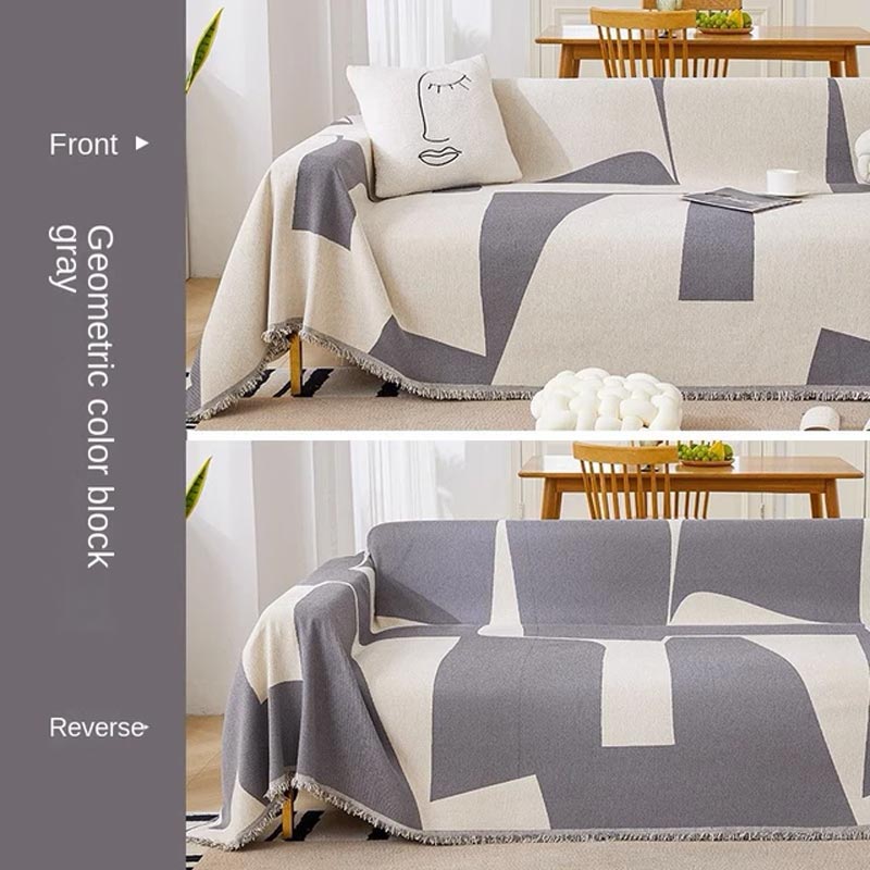 Arista Grey Throw Blanket