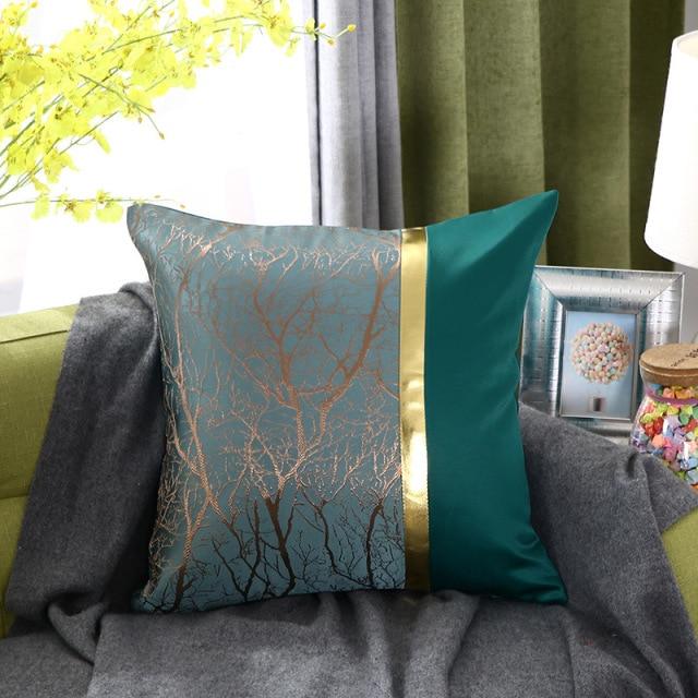 18x18 Green Silk Pillow Covers | Comfy Covers