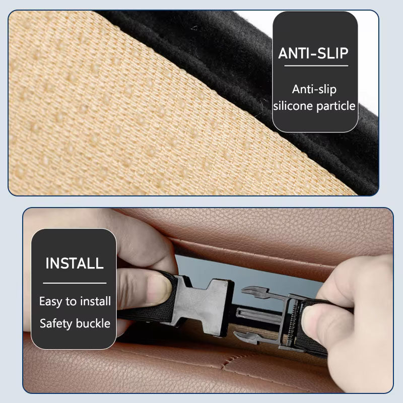 Brown Heated Cover For Car Seat