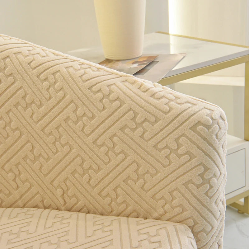 Helvon Beige Barrel Chair Cover | Comfy Covers