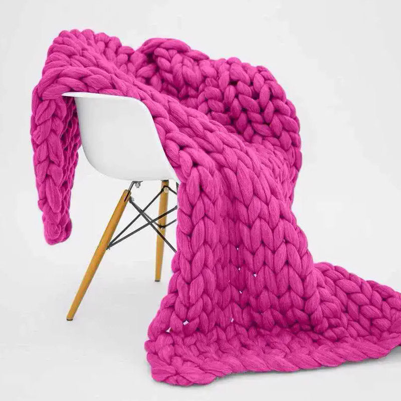 Hot Pink Throw Blanket | Comfy Covers