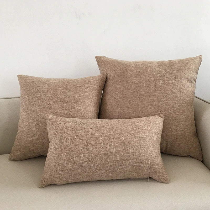 Light Brown 20x20 Pillow Covers | Comfy Covers