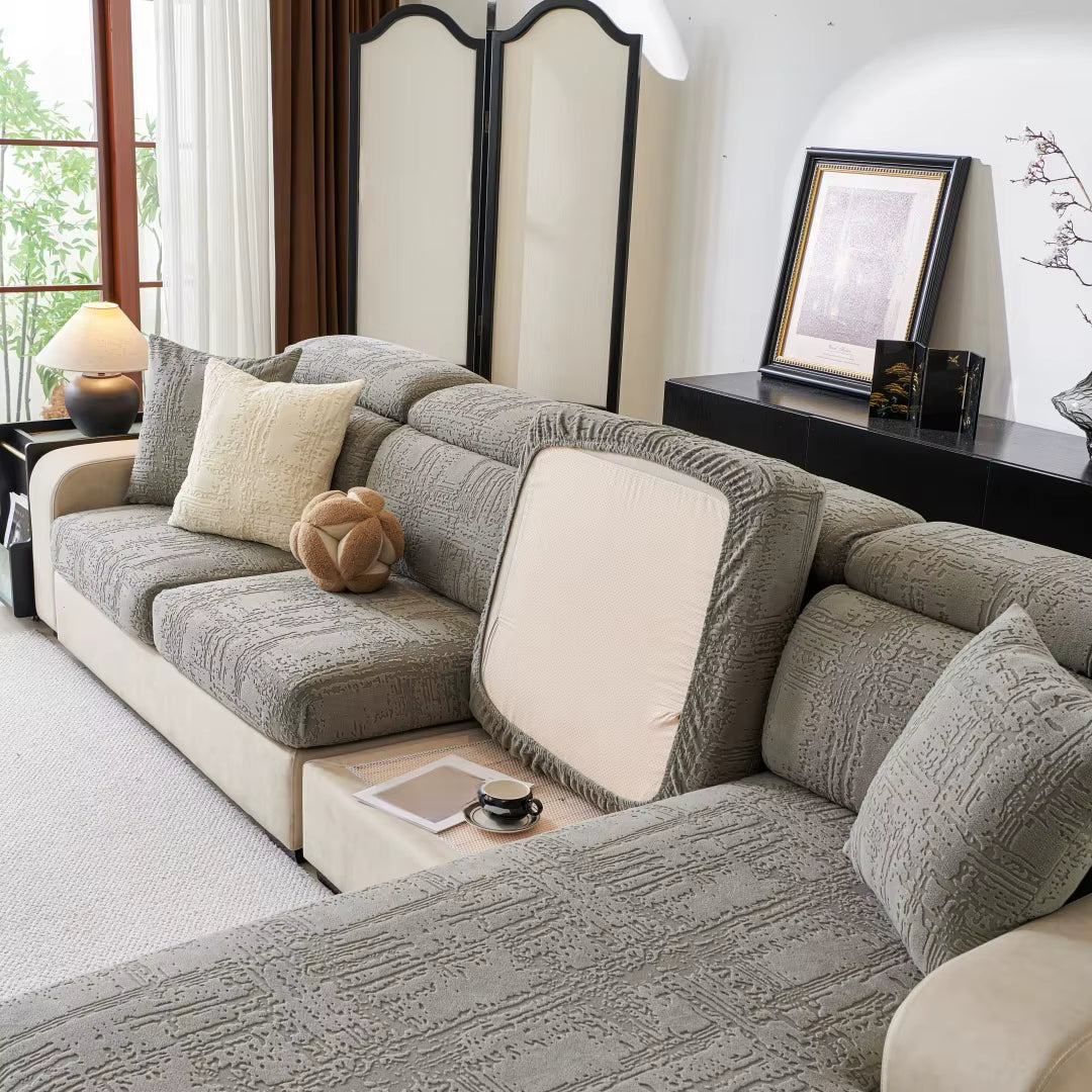 Regalia L-Shaped Couch Cushion Covers | Comfy Covers