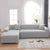 L Shaped Couch Slipcover | Comfy Covers