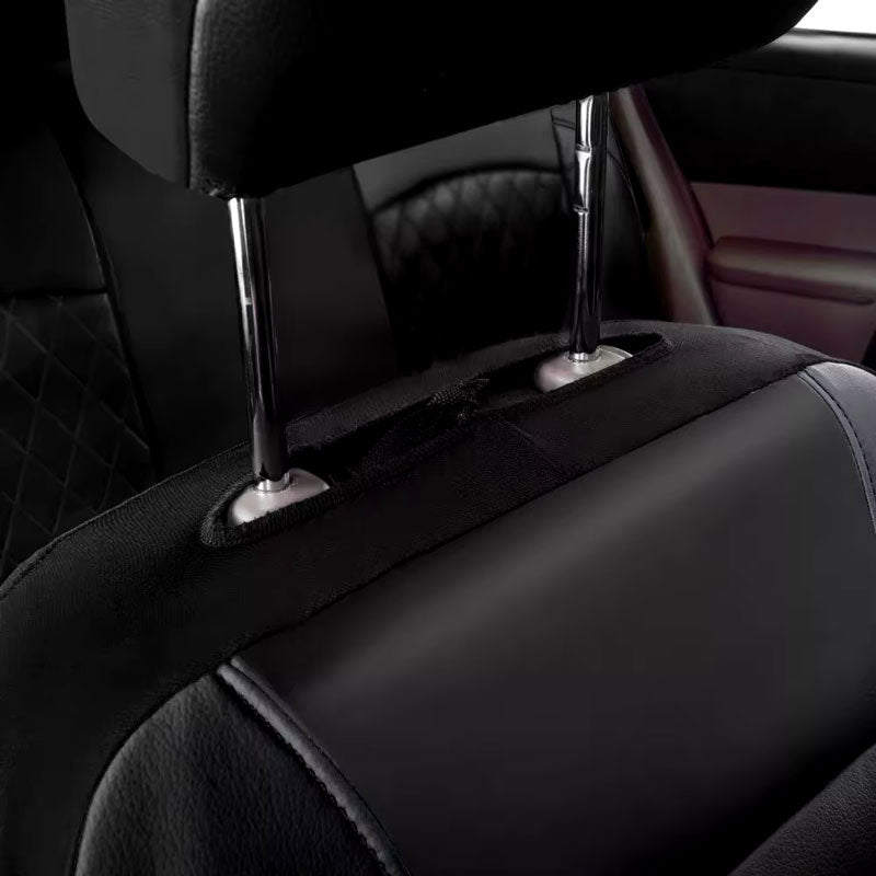 Black Leatherite Car Seat Covers | Comfy Covers