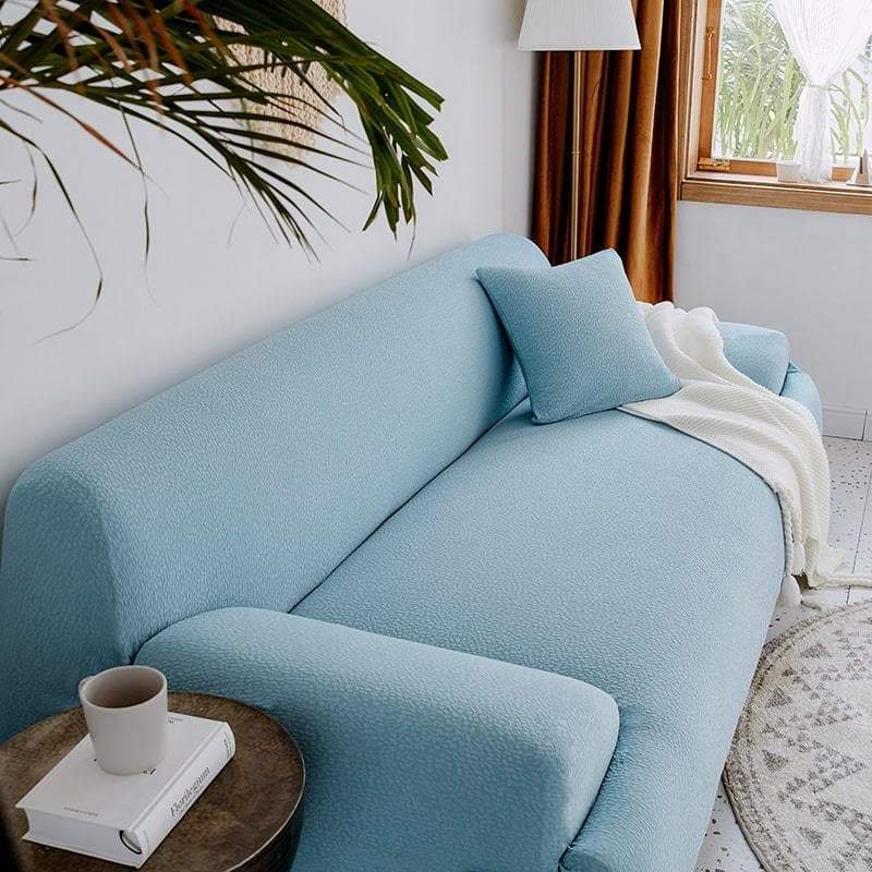 Light Blue Waterproof Couch Cover | Comfy Covers