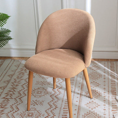 Light Brown Jacquard Swivel Chair Cover | Comfy Covers