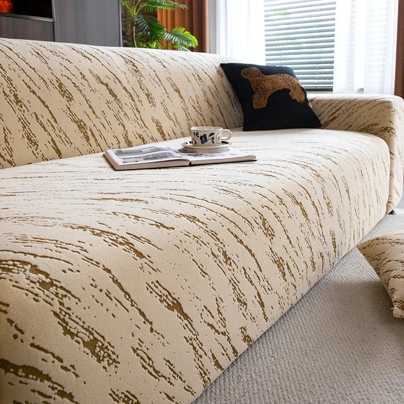 Light Brown Velmon Sofa Cover | Comfy Covers