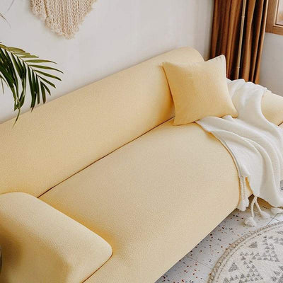 Light Yellow Waterproof Couch Cover | Comfy Covers