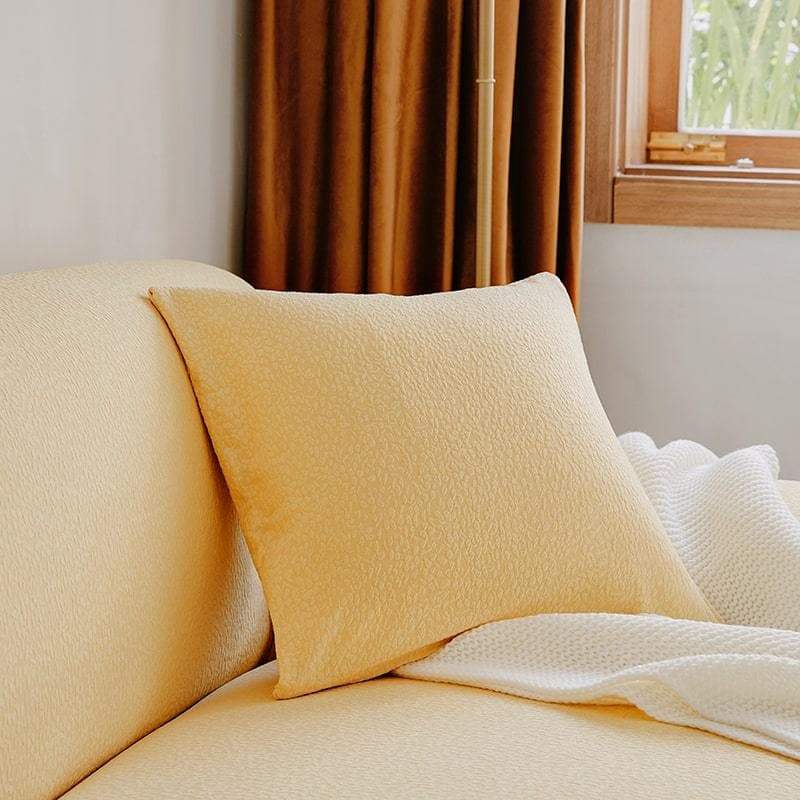 Light Yellow Waterproof Couch Cover | Comfy Covers