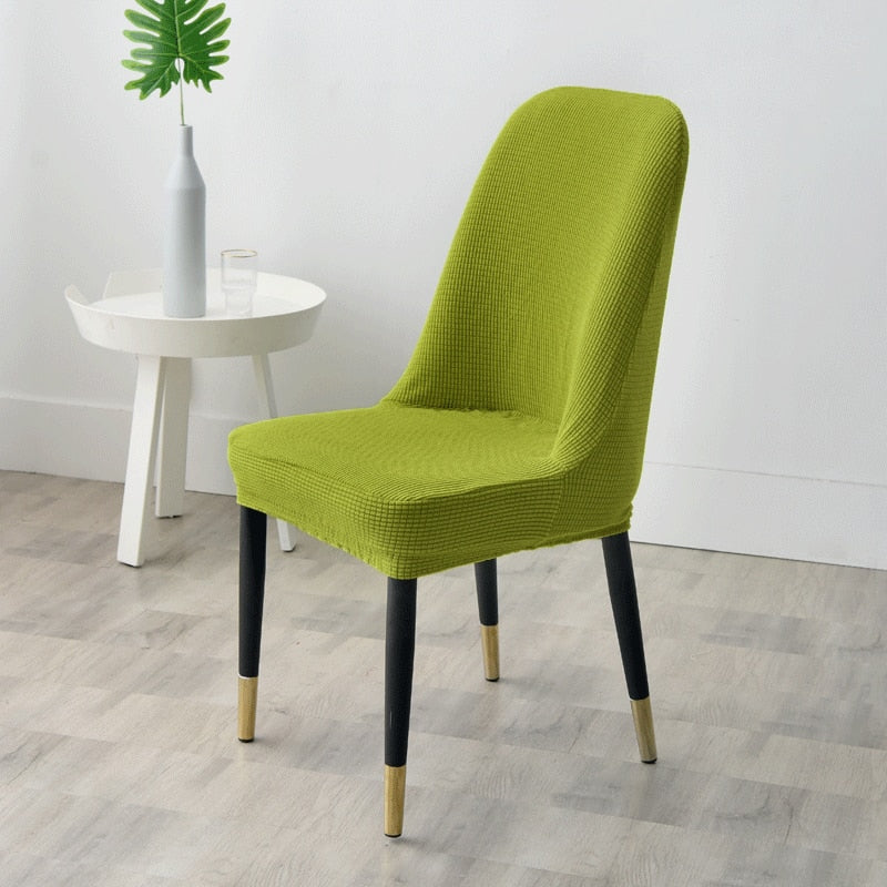Lime Green Jacquard Swivel Chair Cover | Comfy Covers