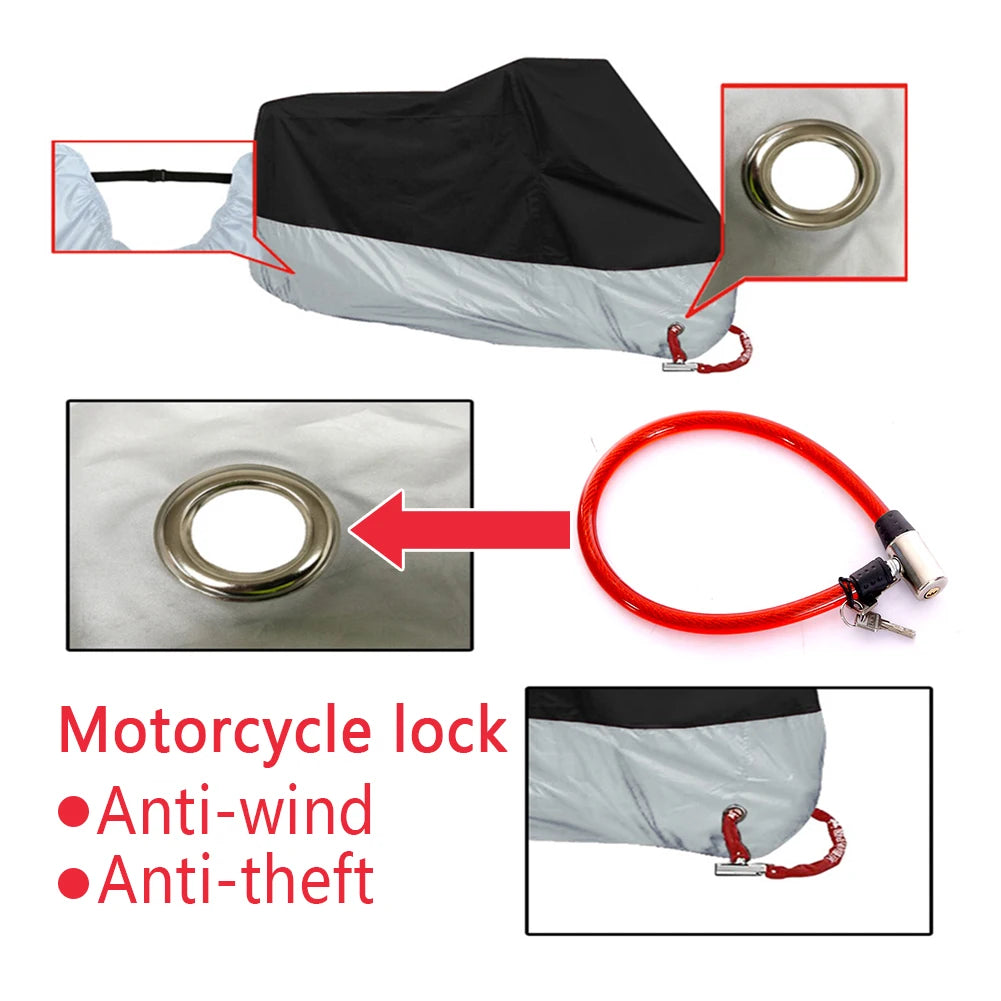 Locking Motorcycle Cover | Comfy Covers