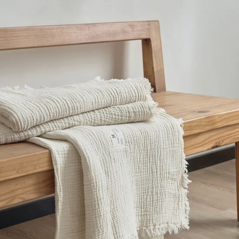 Off White Throw Blanket | Comfy Covers